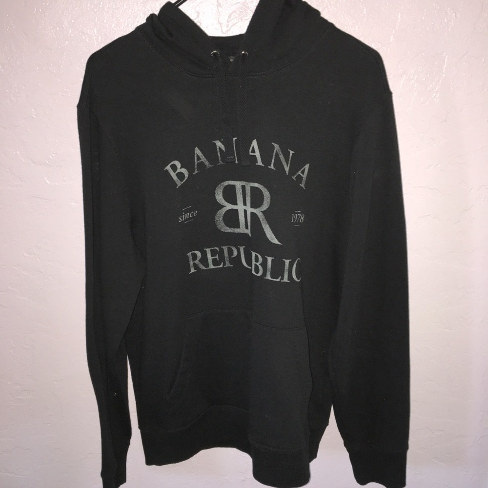 Banana Republic black hoodie size M